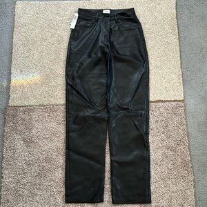 Wilfred by Aritzia Vegan Leather Pants size 4 NWT